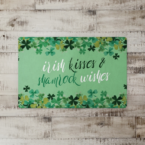 Irish Kisses & Shamrock Wishes Kitchen Mat Kirklands Home