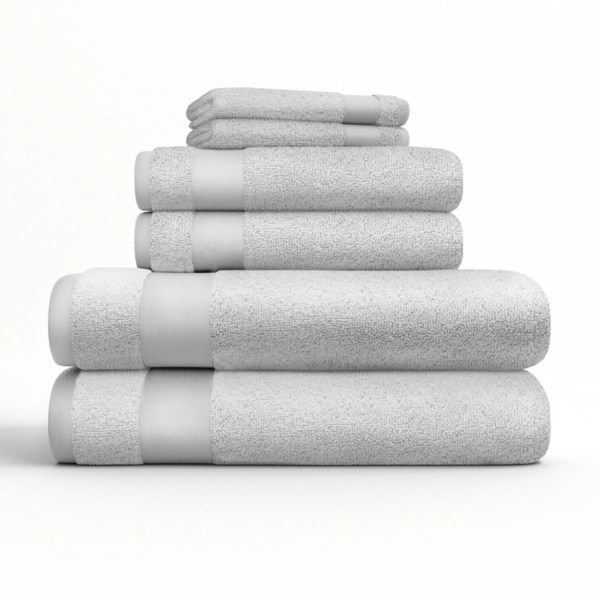 Gray 6pc. Essential Cotton Bath Towels Kirklands Home