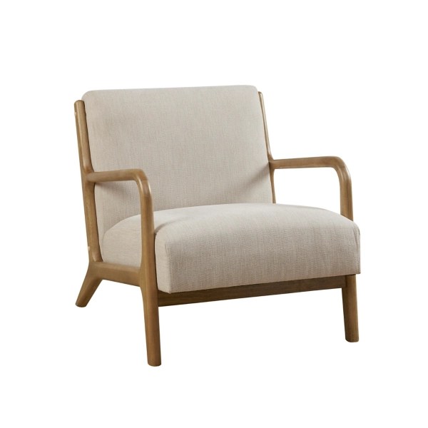 Nolan Cream Lounge Accent Chair Kirklands Home