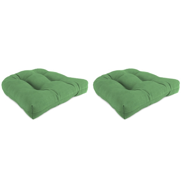 Green Tufted Outdoor Chair Cushions, Set of 2 Kirklands Home