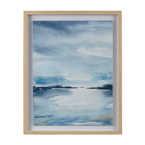 Abstract Sparkling Sea Framed Wall Art Kirklands Home