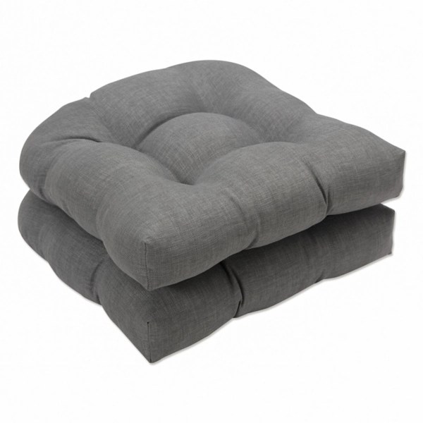 Graphite Tufted Outdoor Seat Cushions, Set of 2 Kirklands Home