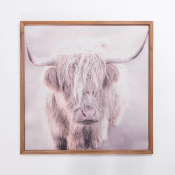 Felt Highland Cow Framed Art Print Kirklands Home