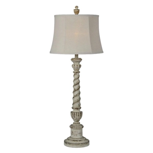 Weathered White Talia Buffet Lamp Kirklands Home