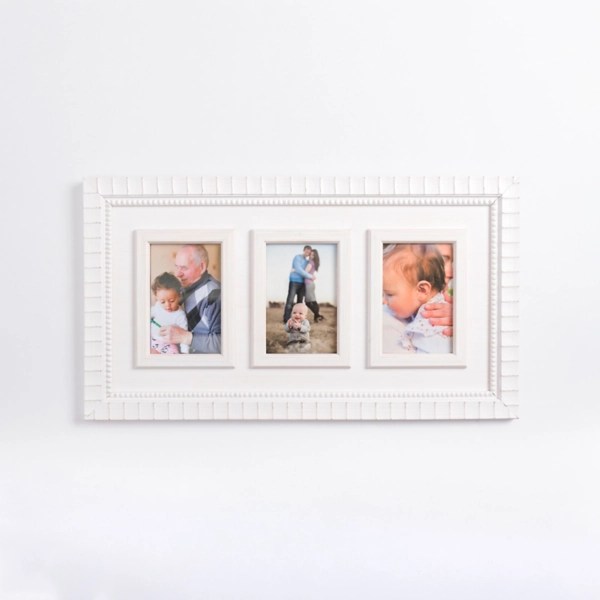 White Grooved Edge Collage Frame Kirklands Home