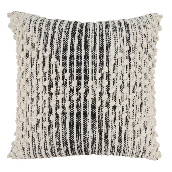 Black and Cream Striped Diamond Pillow Cover Kirklands Home