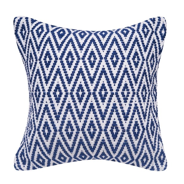 Navy Harlequin Indoor/Outdoor Pillow Kirklands Home