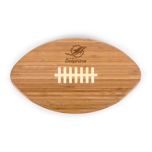 Miami Dolphins Bamboo Football Cutting Board Kirklands Home