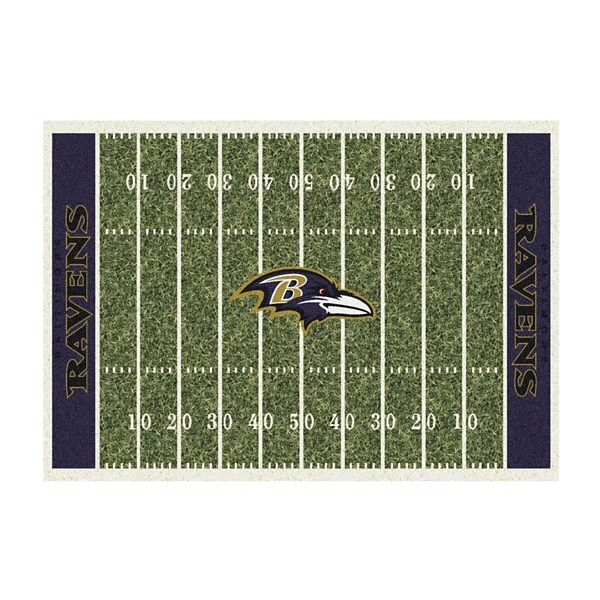 Baltimore Ravens Home Field Area Rug, 6x8 Kirklands Home