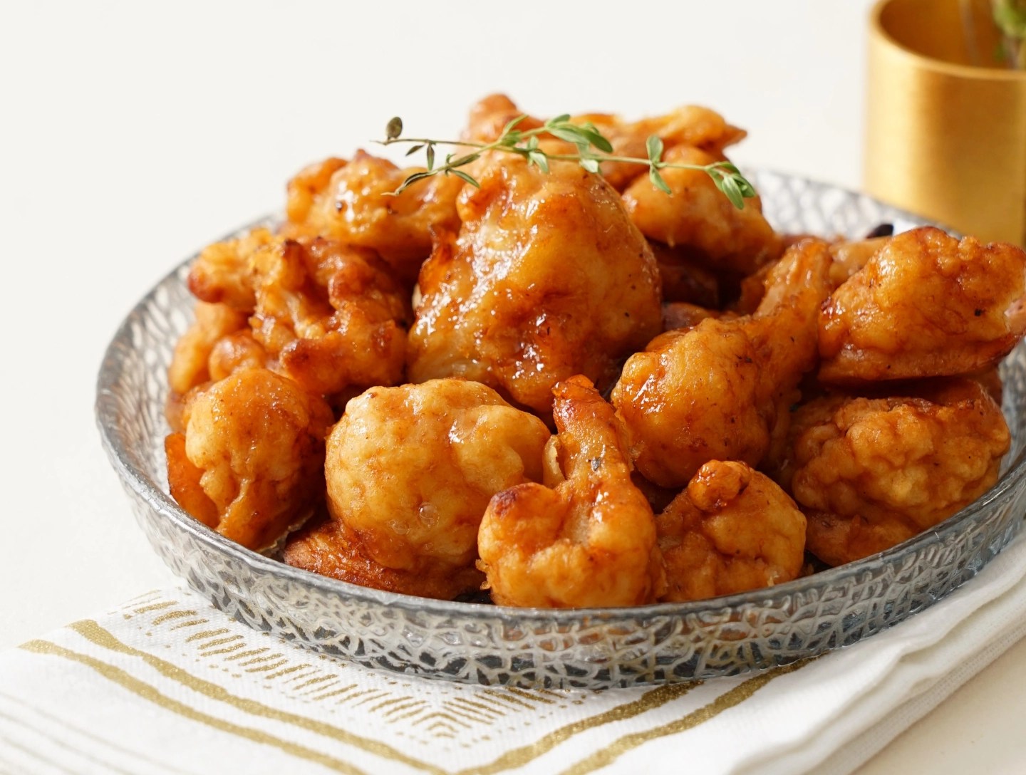 BeerBattered Cauliflower Poppers