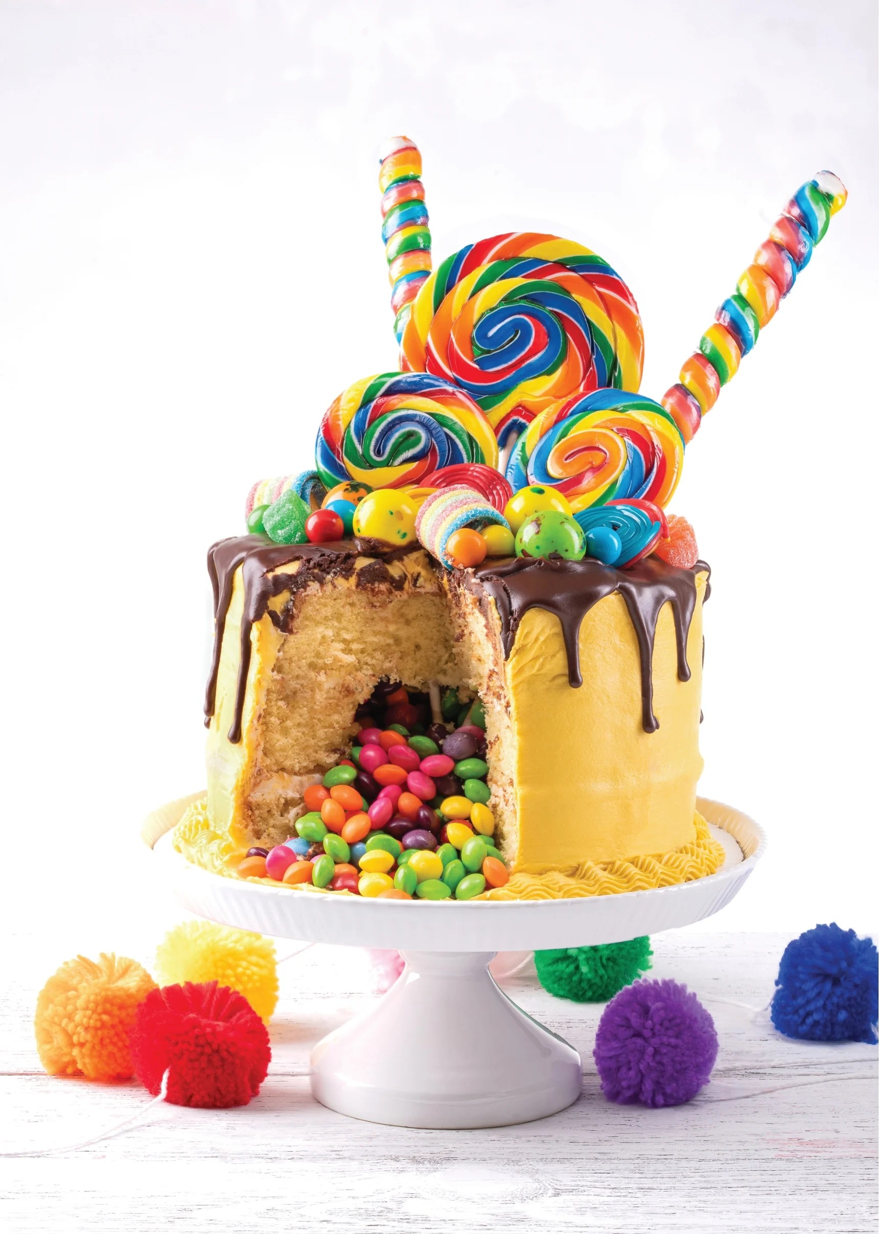 Candy Piñata Cake