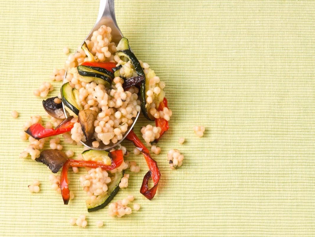 Israeli Couscous with Roasted Vegetables