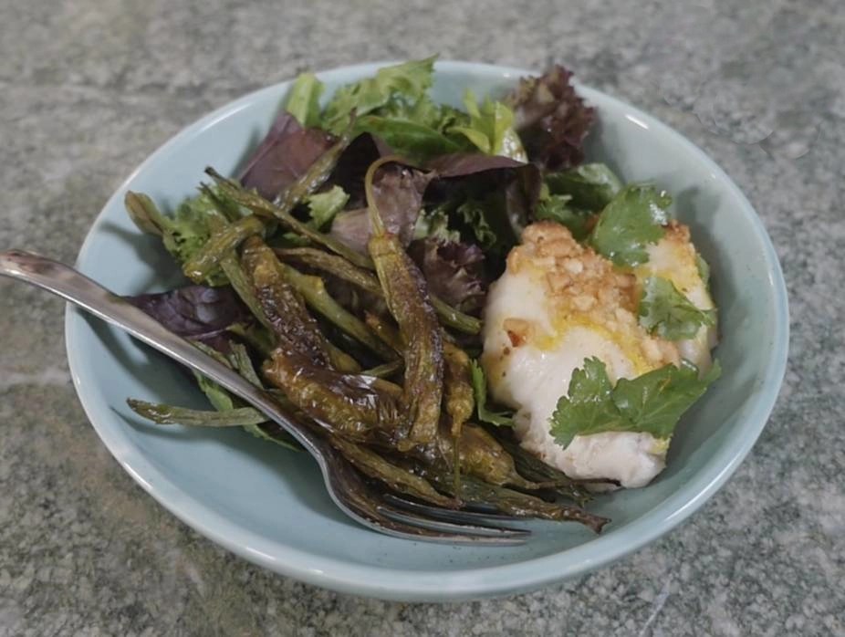 CitrusInfused Sea Bass with Mango Salsa