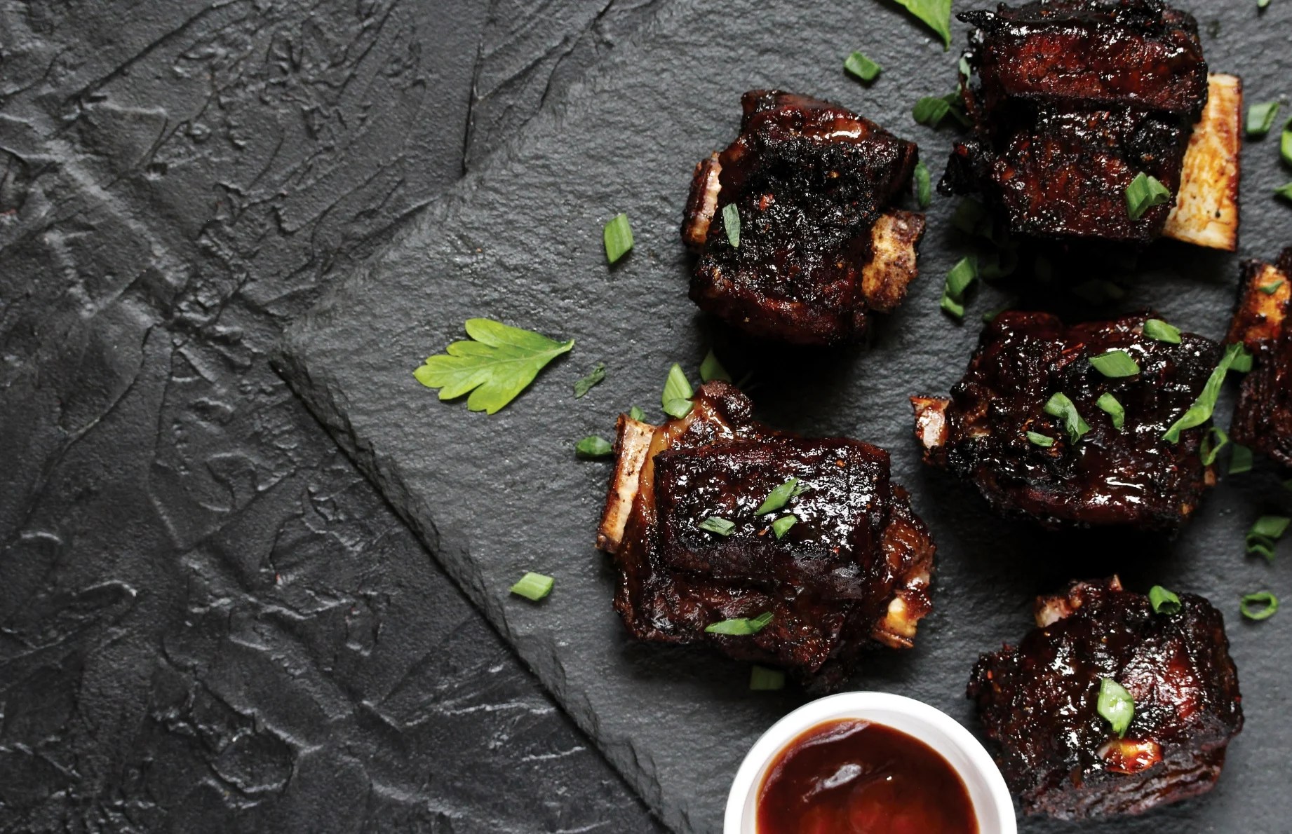 SlowCooked Garlic Ginger Short Ribs