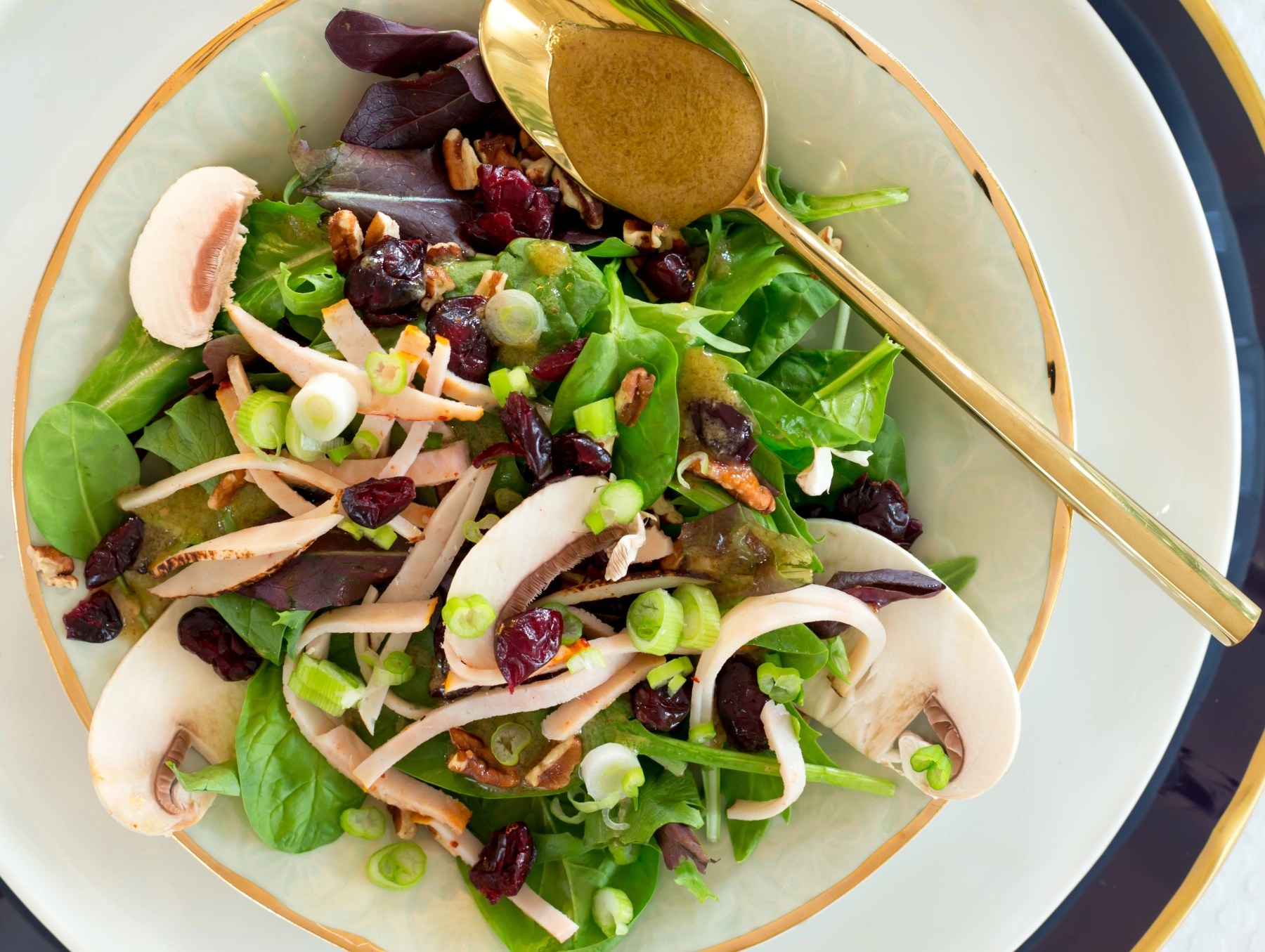 Cold Cut Salad with Maple Dressing