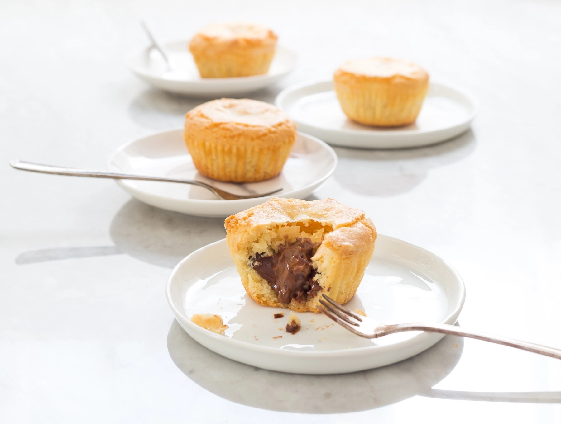 GlutenFree ChocolateChip Molten Cupcakes