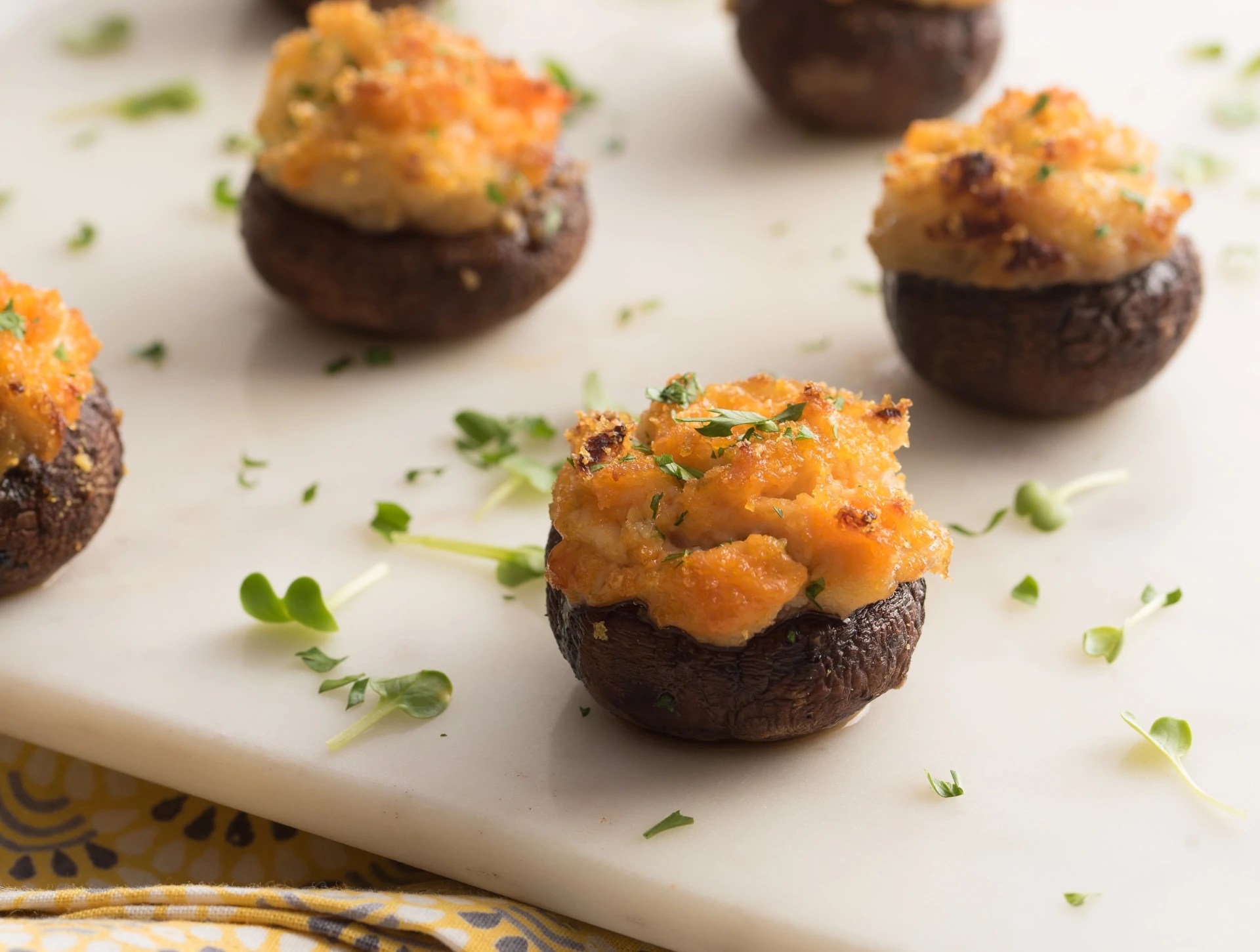 Parve Stuffed Mushrooms