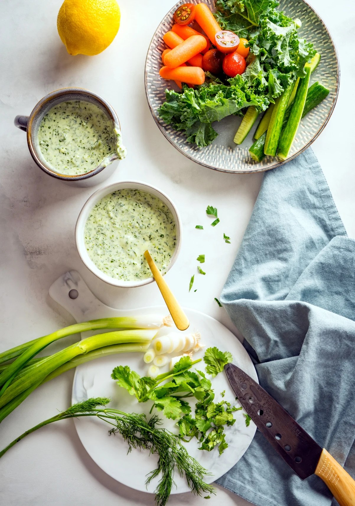 Green Yogurt Ranch Dressing