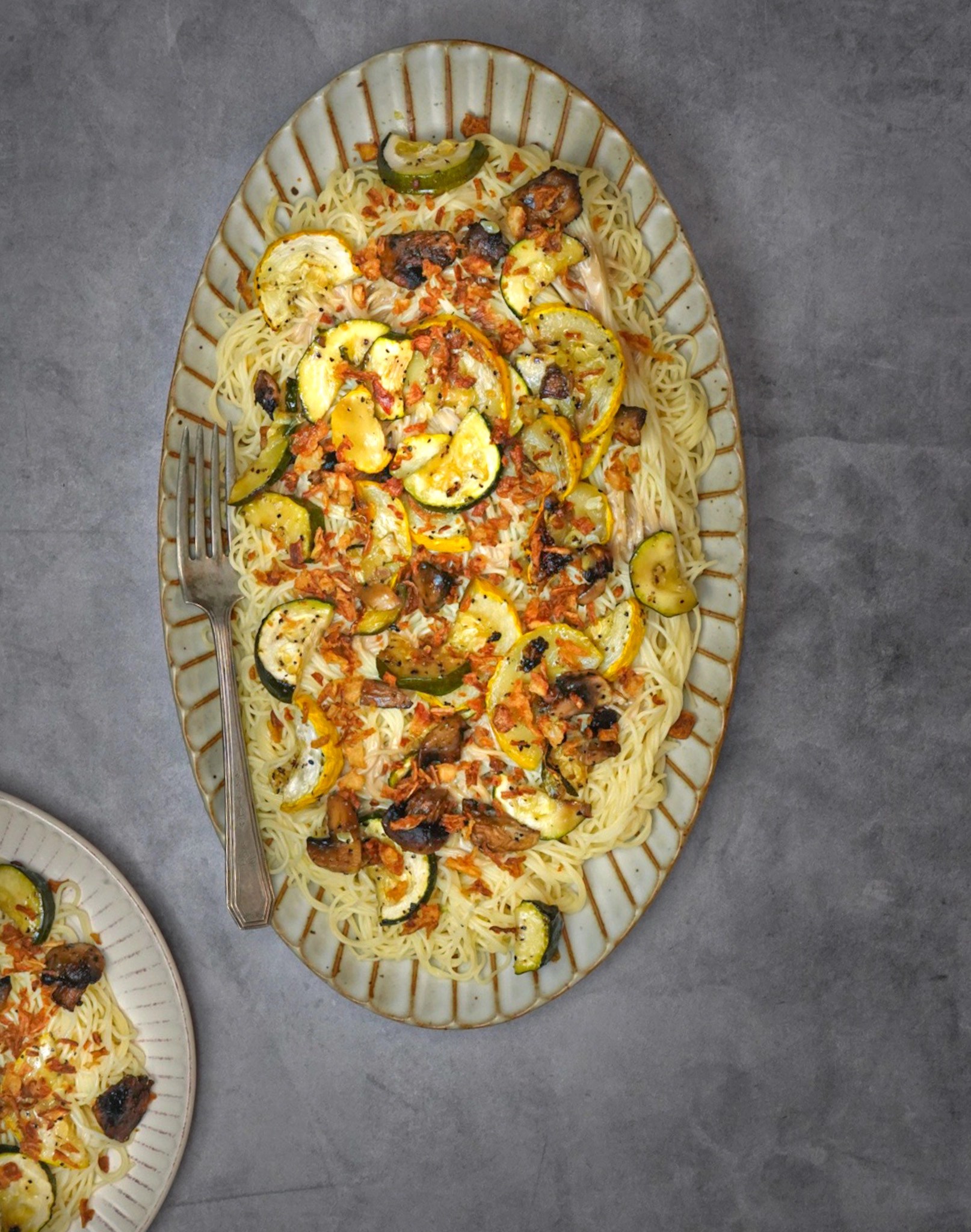 Angel Hair Roasted Veggie Salad