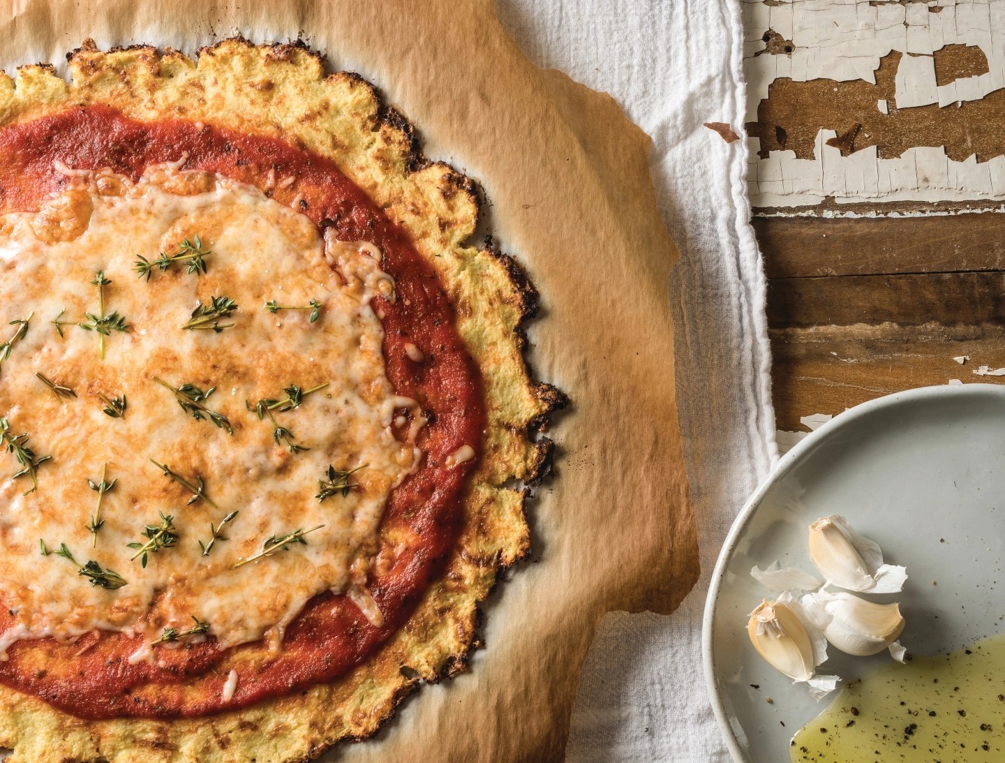 Cauliflower Crust Pizza