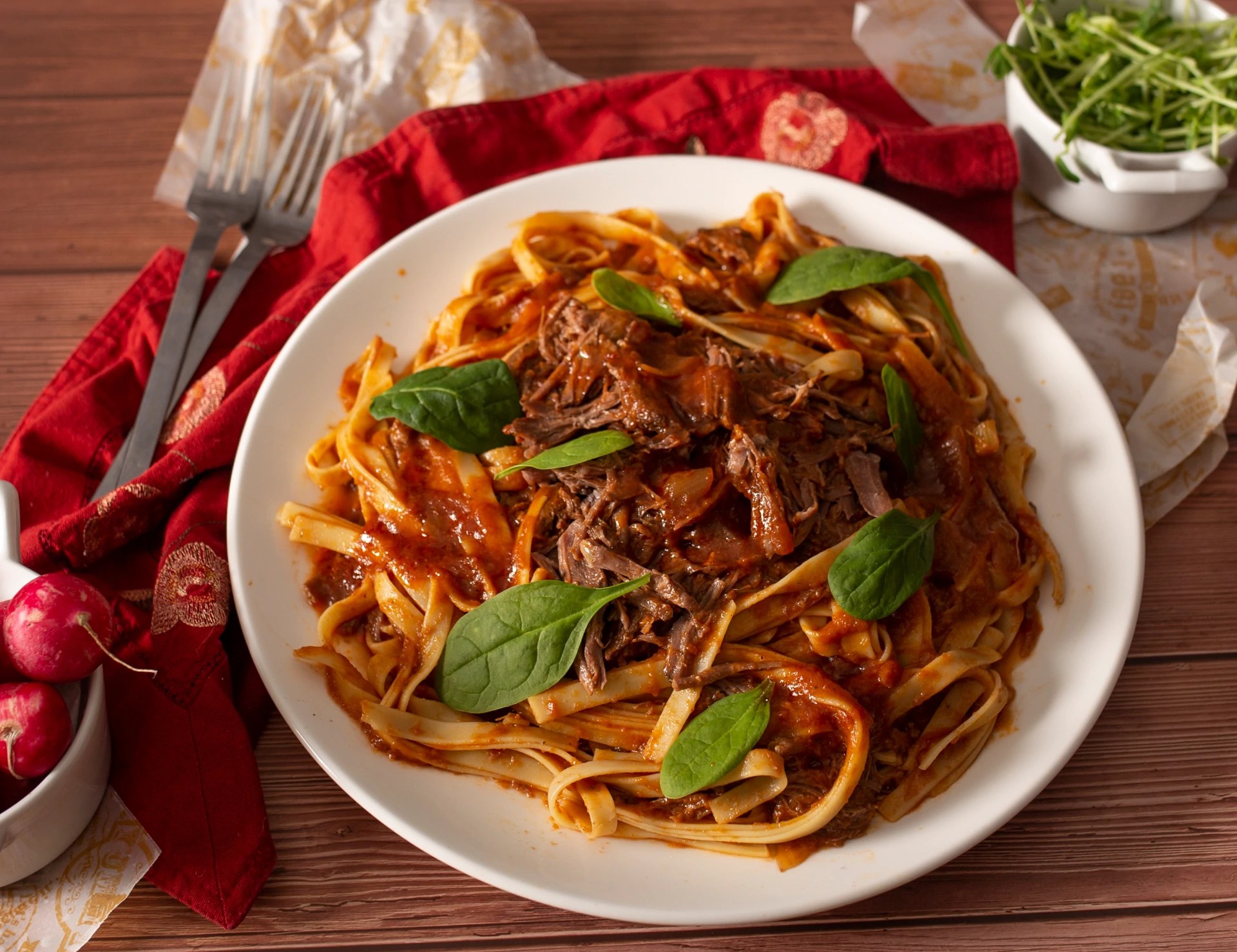 Hearty Pasta Beef Ragu