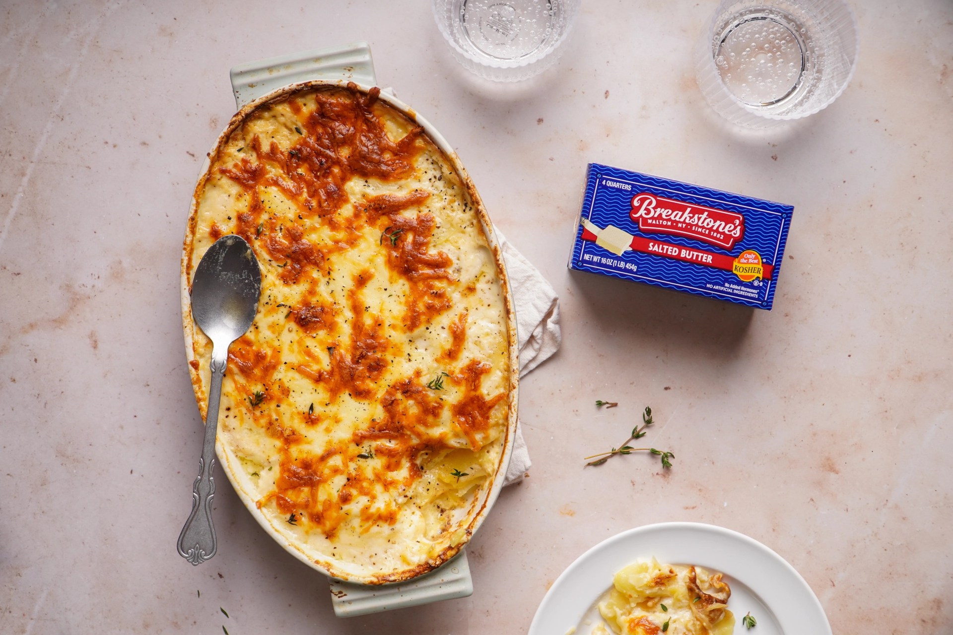 Scalloped Potatoes with Caramelized Onions