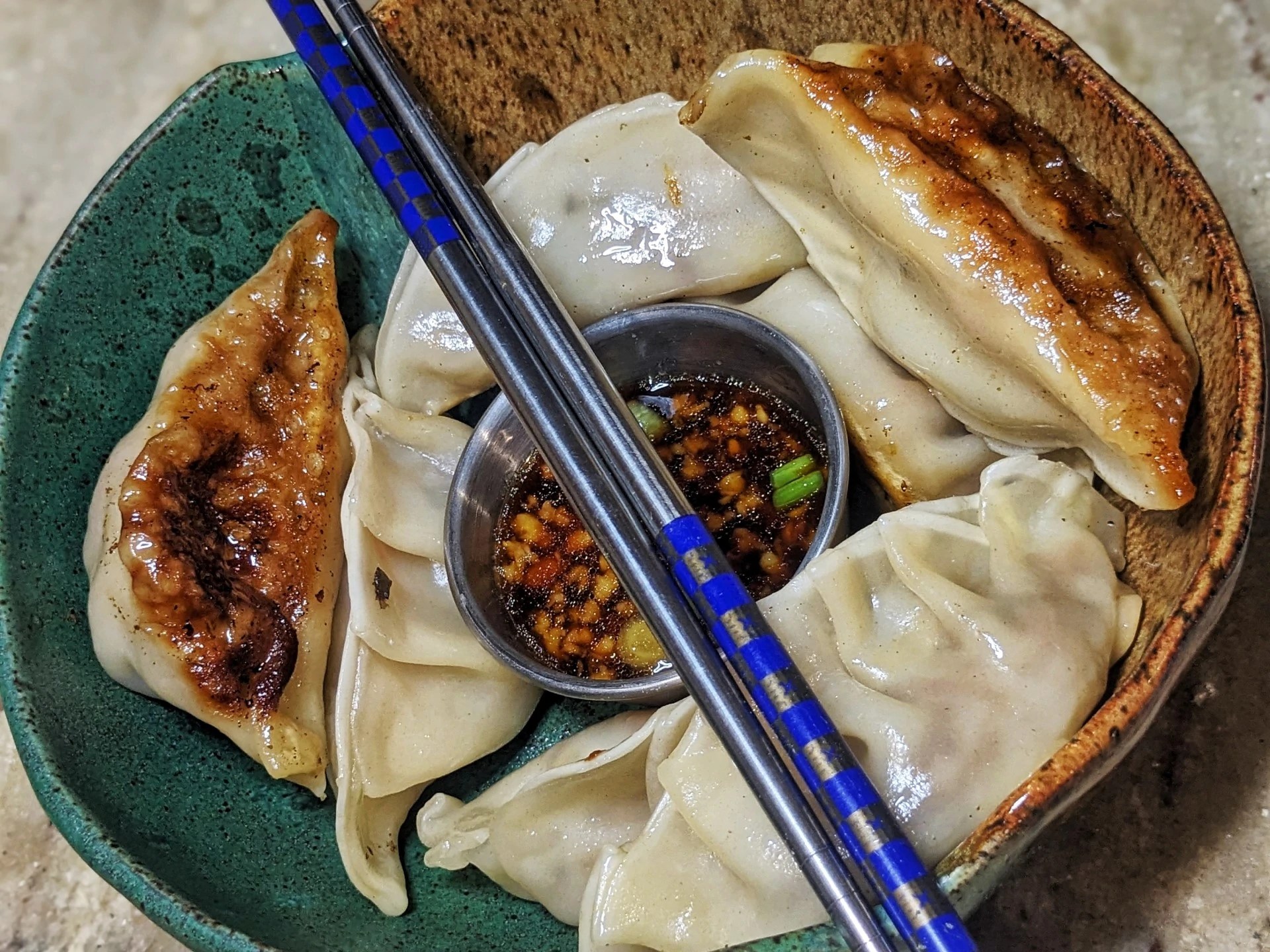 PanFried Vegetable Dumplings