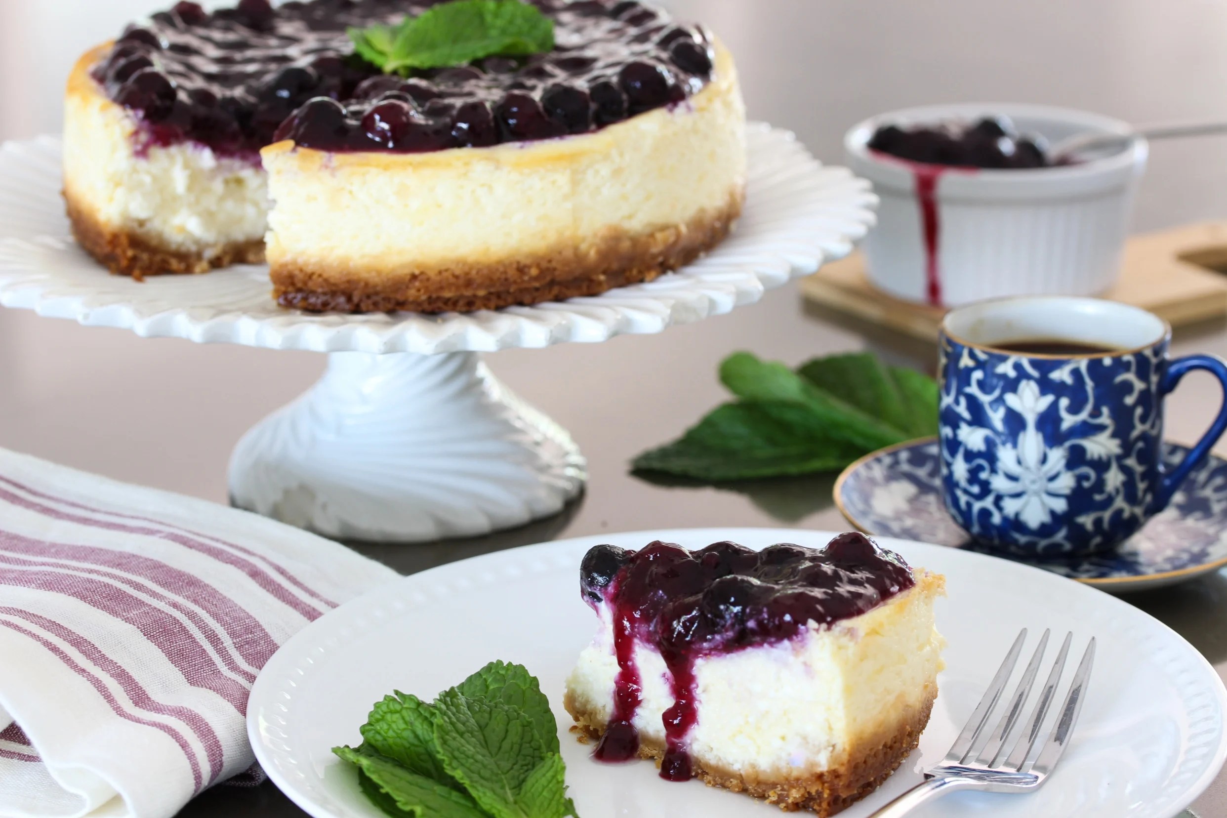 Festive Light Cheesecake