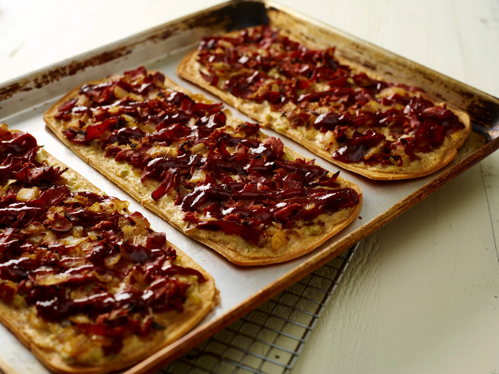 Favorite Pastrami Pizza