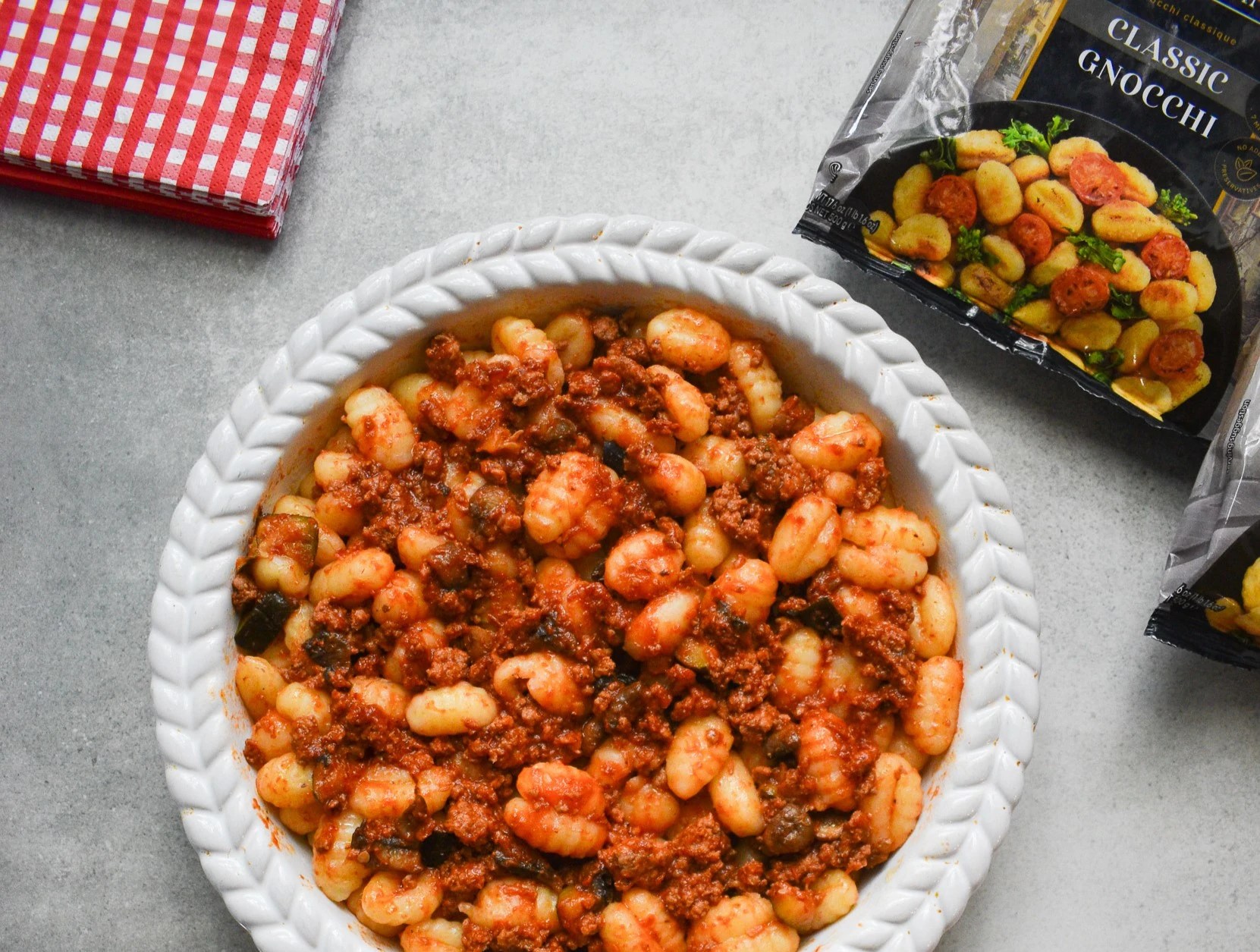 Gnocchi with Bolognese