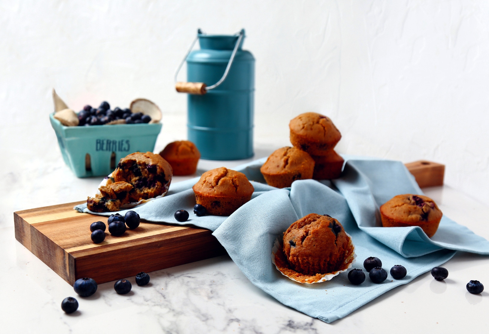 Healthy Blueberry Muffins