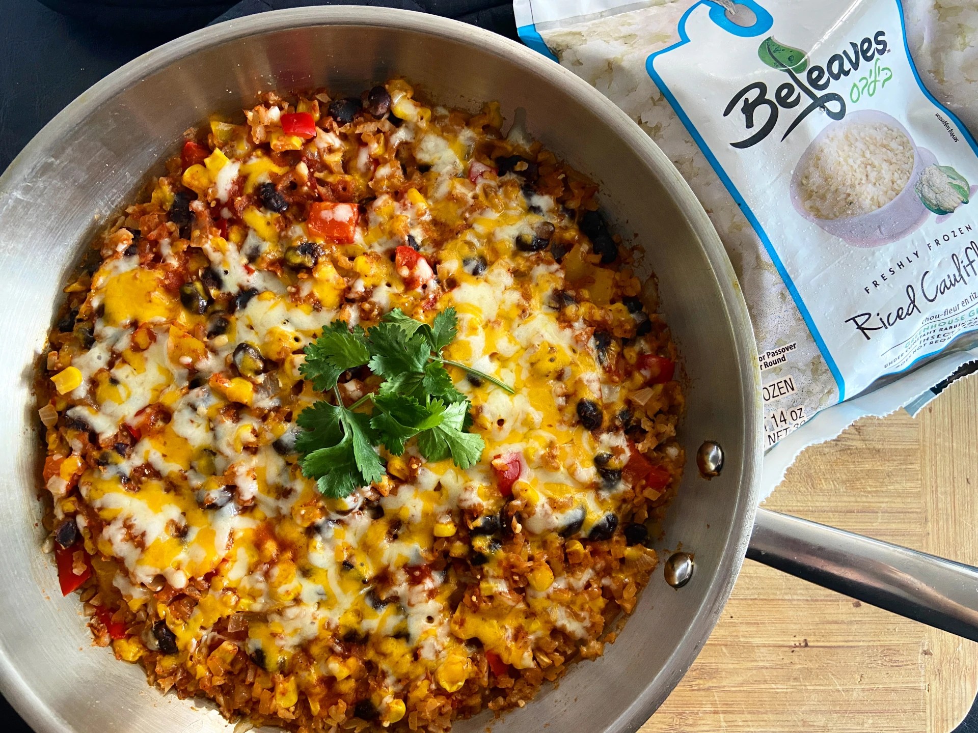 Cauliflower Enchilada Skillet