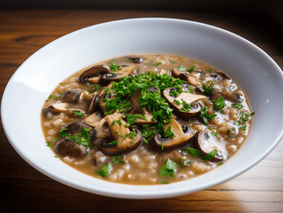 Mushroom Barley Soup