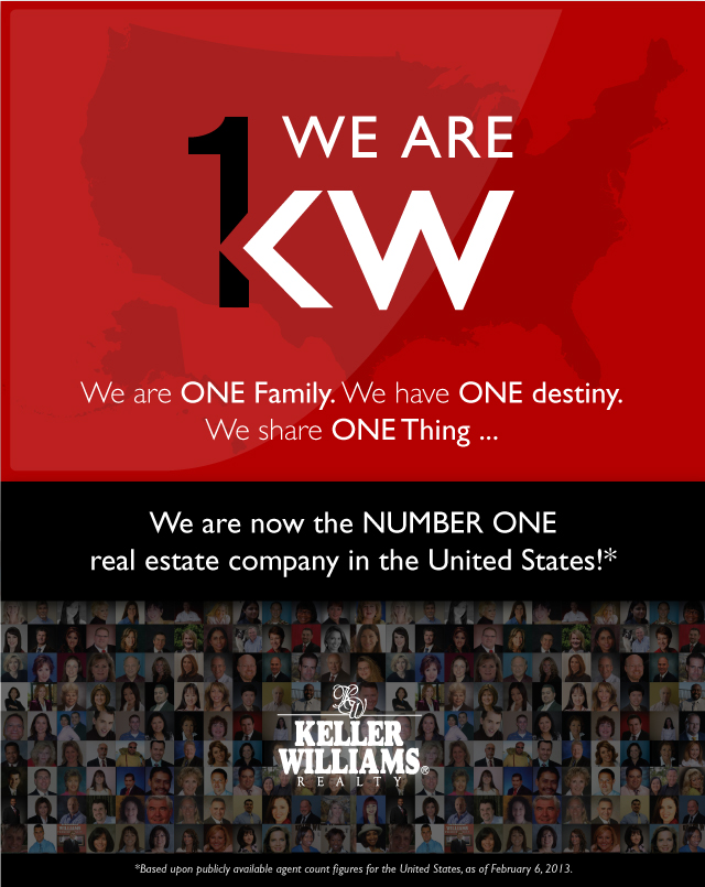 Proud To Be Part Of The Number One Real Estate Company By Agent Count!
