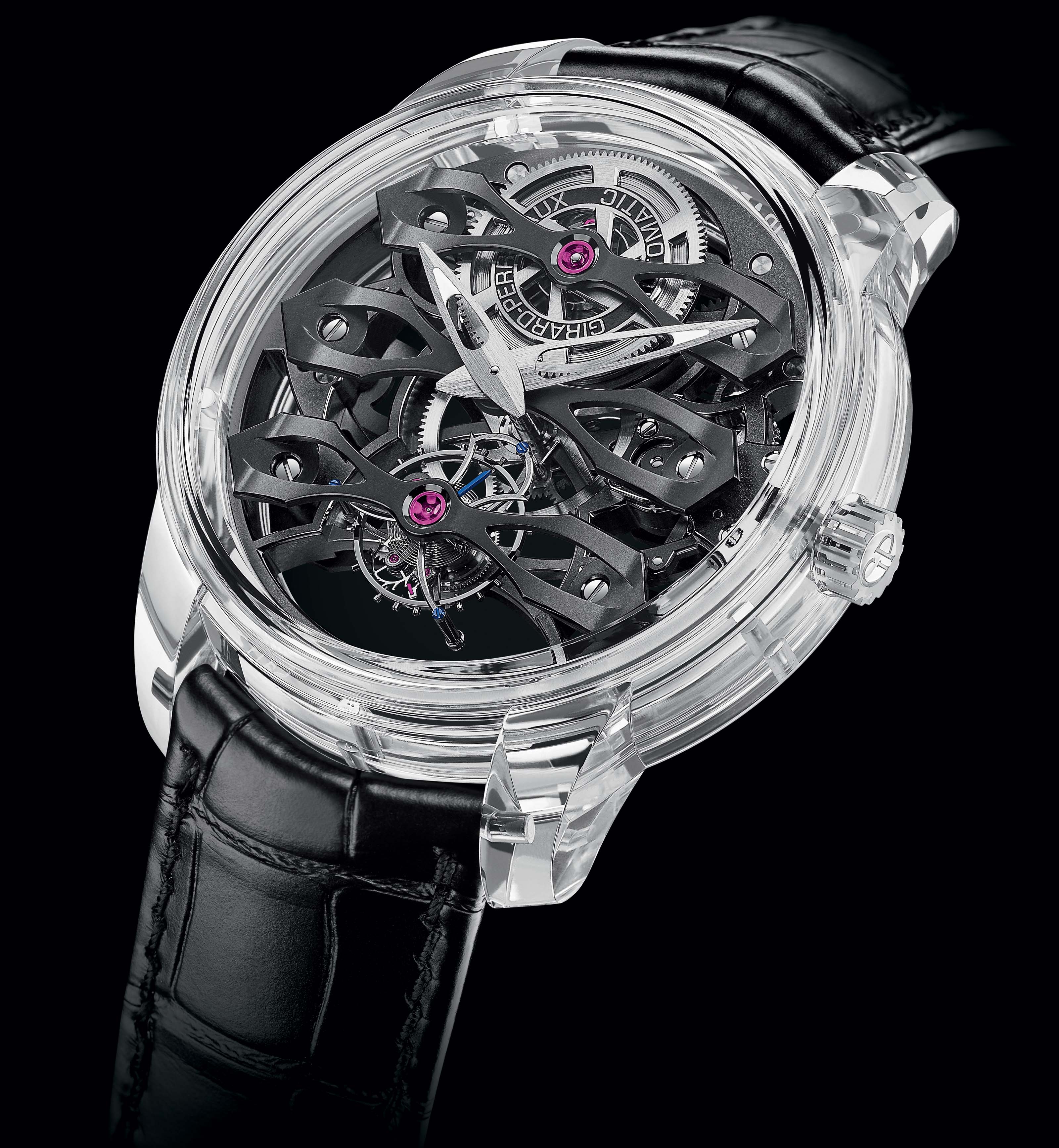 La Cote Des Montres Girard Perregaux Unveils Quasar The Architecture Is Literally Bursting With Brightness