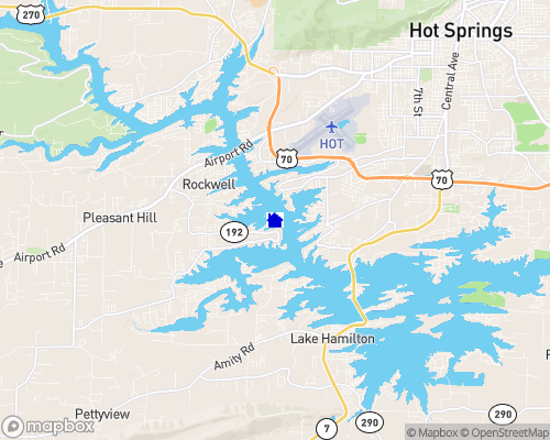 Lake Hamilton Arkansas Map Arkansas > Lake Hamilton