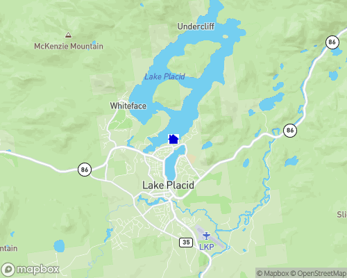 Map Of Lake Placid Ny New York > Lake Placid