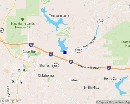 Treasure Lake Pa Map Pennsylvania > Lake Bimini at Treasure Lake