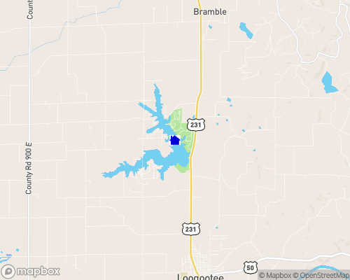 West Boggs Lake Map Indiana > Boggs Lake