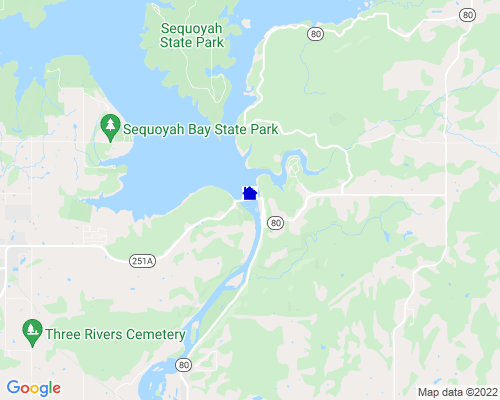 Fort Gibson Lake Map Fort Gibson Lake House and Cabin Rentals