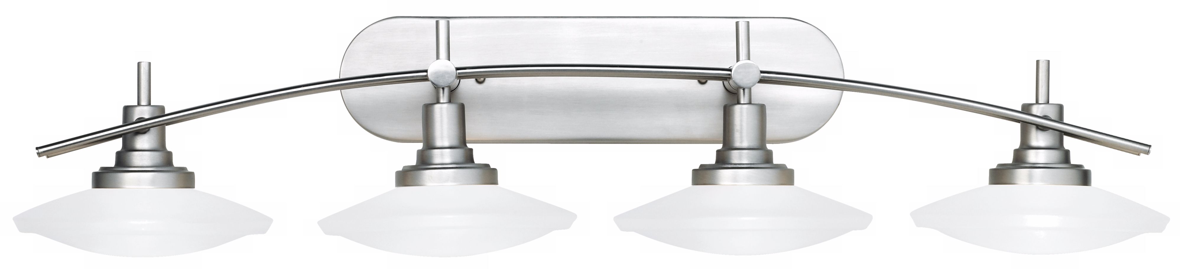 Structures Nickel 40" Wide Bathroom Light Fixture 01564 Lamps Plus