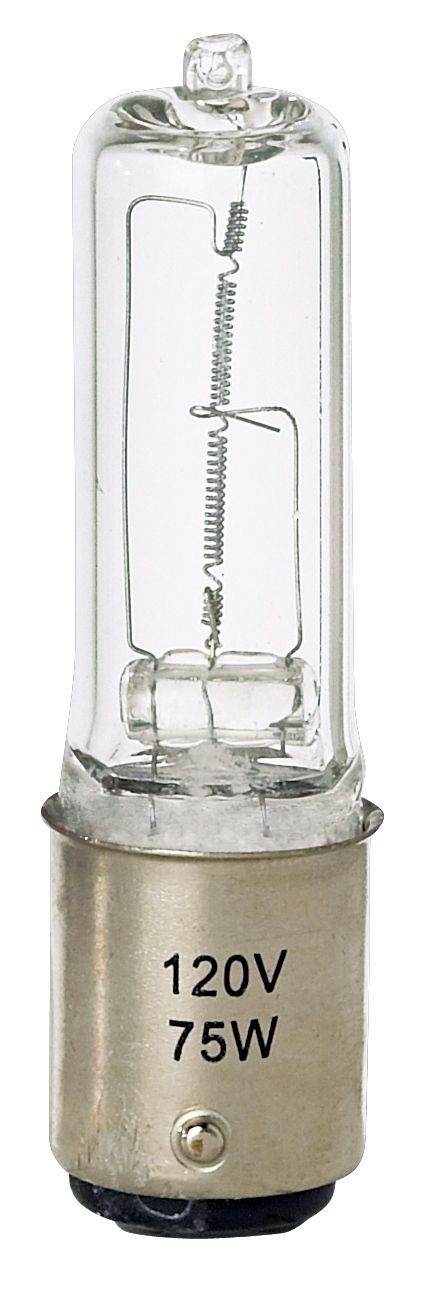 Tesler 75 Watt Double Contact Clear Halogen Bulb 02598