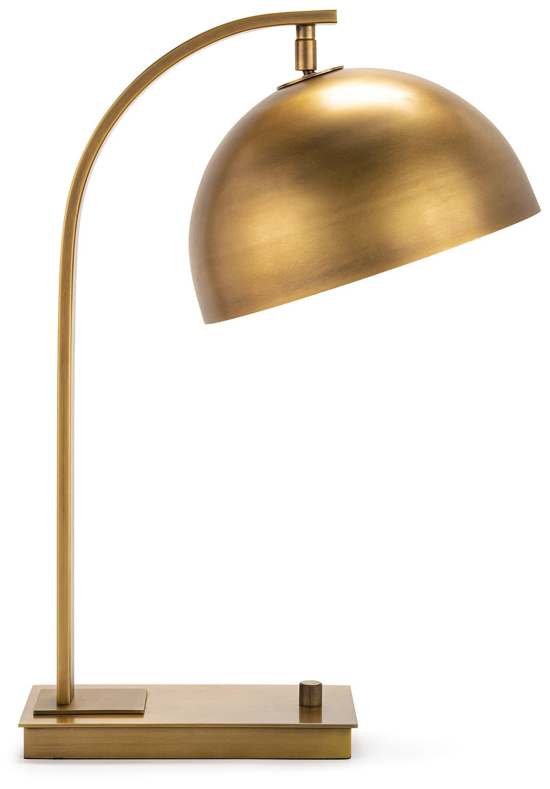 Regina Andrew Design Otto Natural Brass Arc Desk Lamp