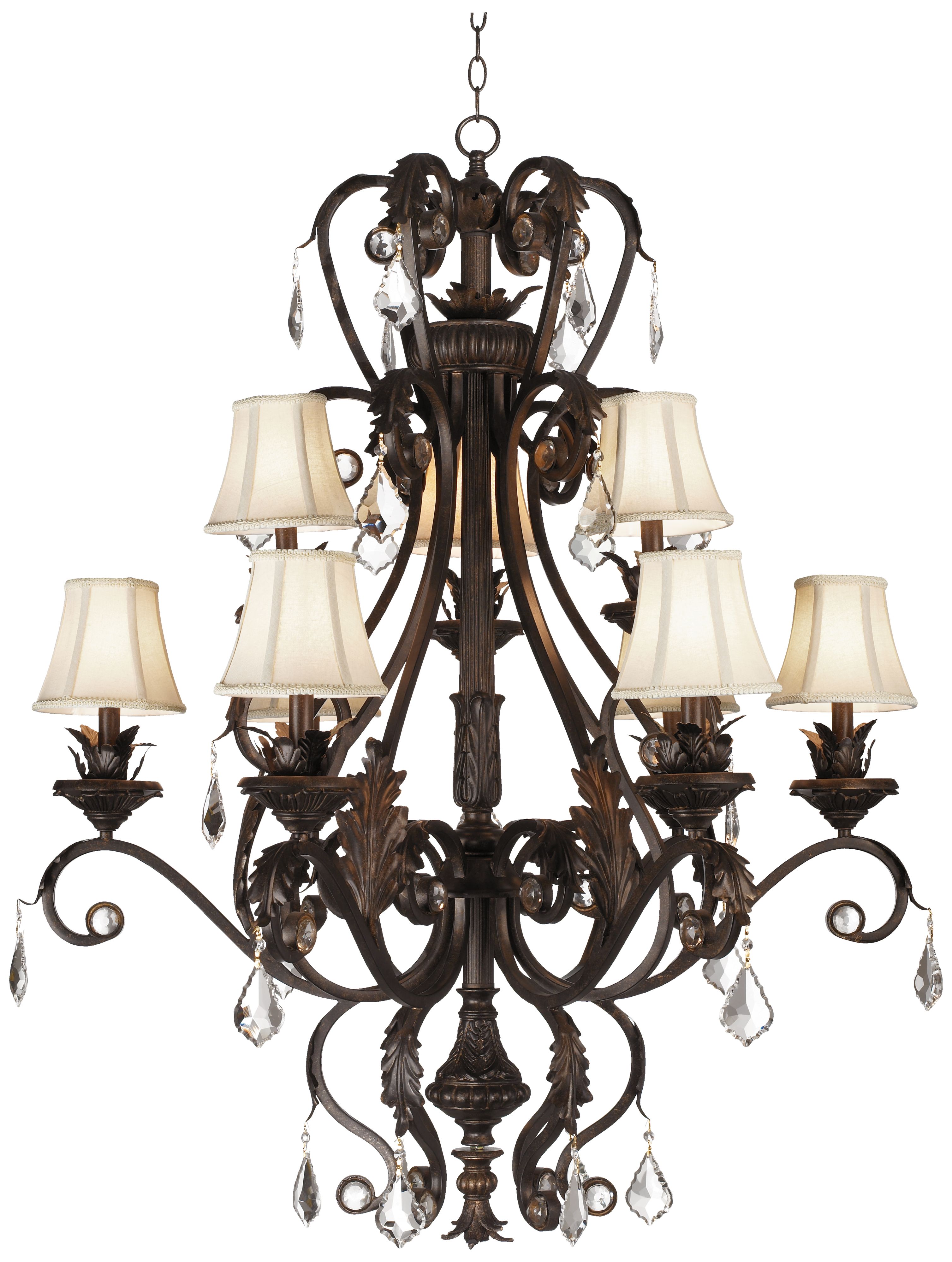 Kathy Ireland Ramas de Luces Nine Light Chandelier 07155 Lamps Plus
