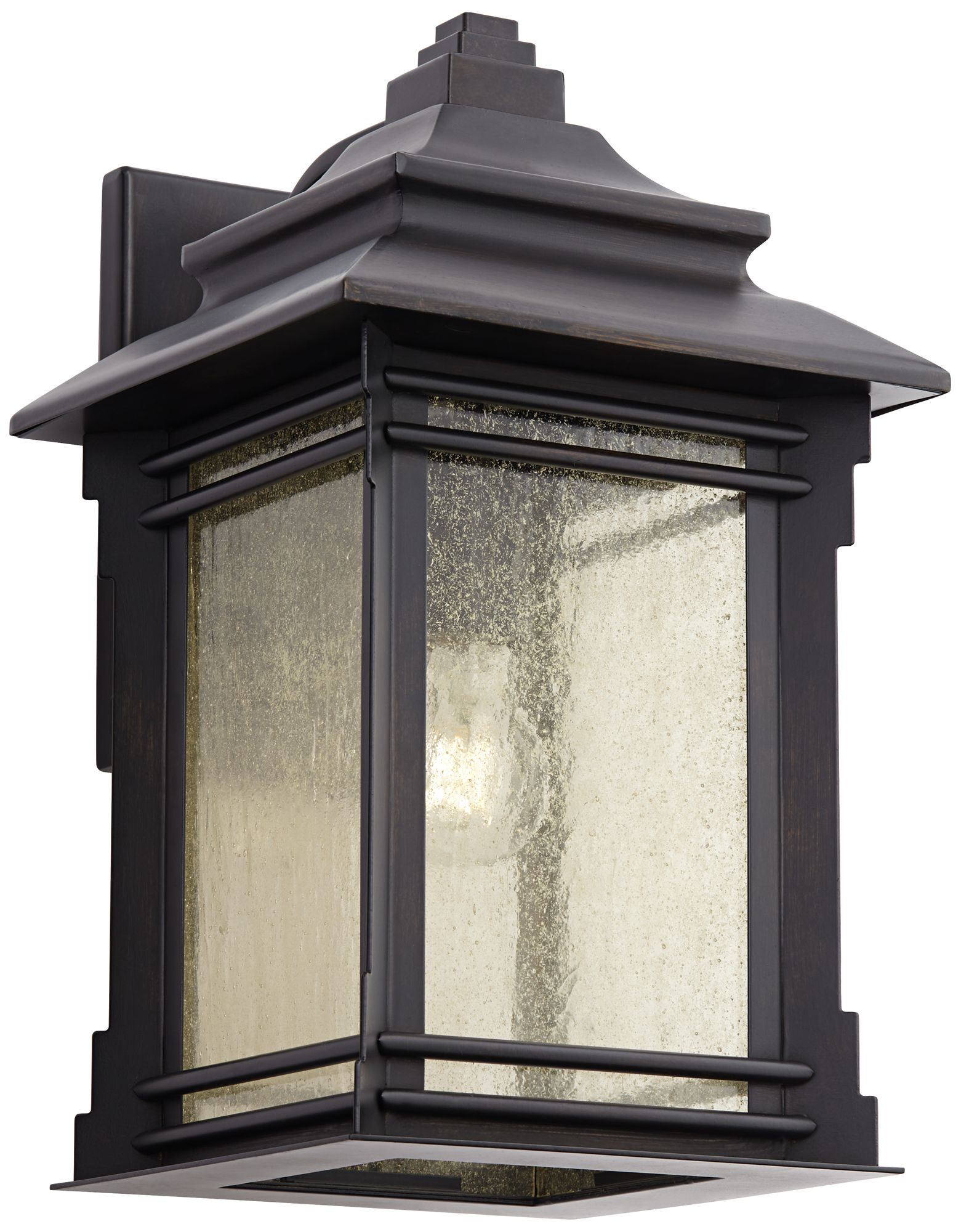 Hickory Point 16" High Bronze Outdoor Wall Light 09569 Lamps Plus