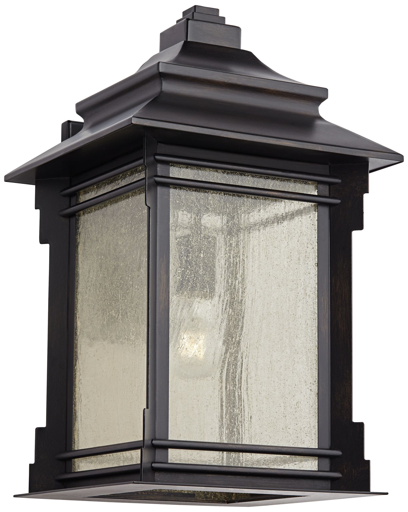 Hickory Point 19" High Bronze Outdoor Wall Light 09639 Lamps Plus