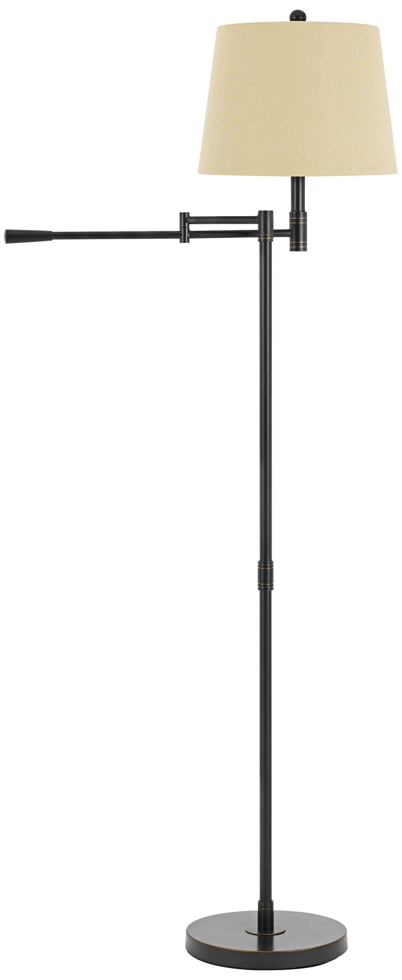 Monticello Oil Rubbed Bronze Linear Swing Arm Floor Lamp 10T89
