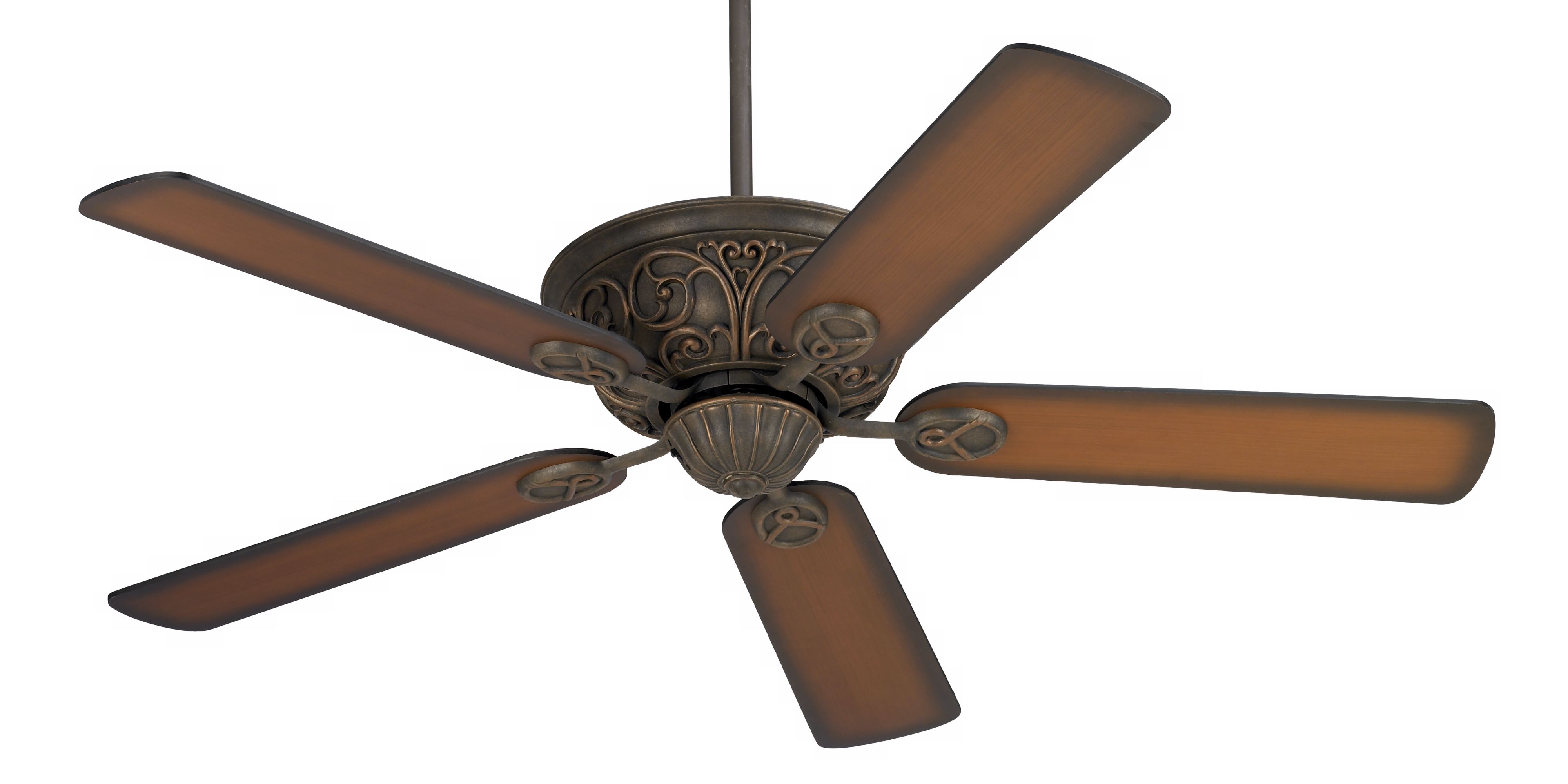 52" Casa Contessa Bronze Teak Finish Ceiling Fan 11G49 Lamps Plus