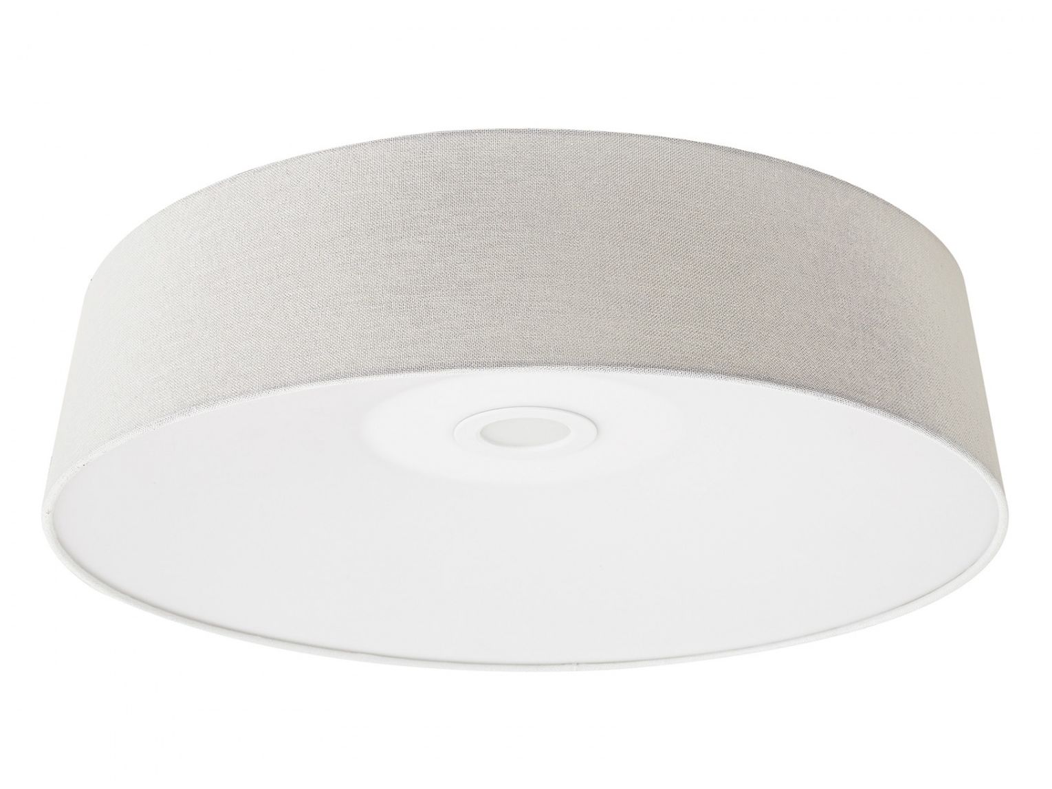 Avenue Cermack St. 24" Wide Ivory Linen LED Ceiling Light 12F07