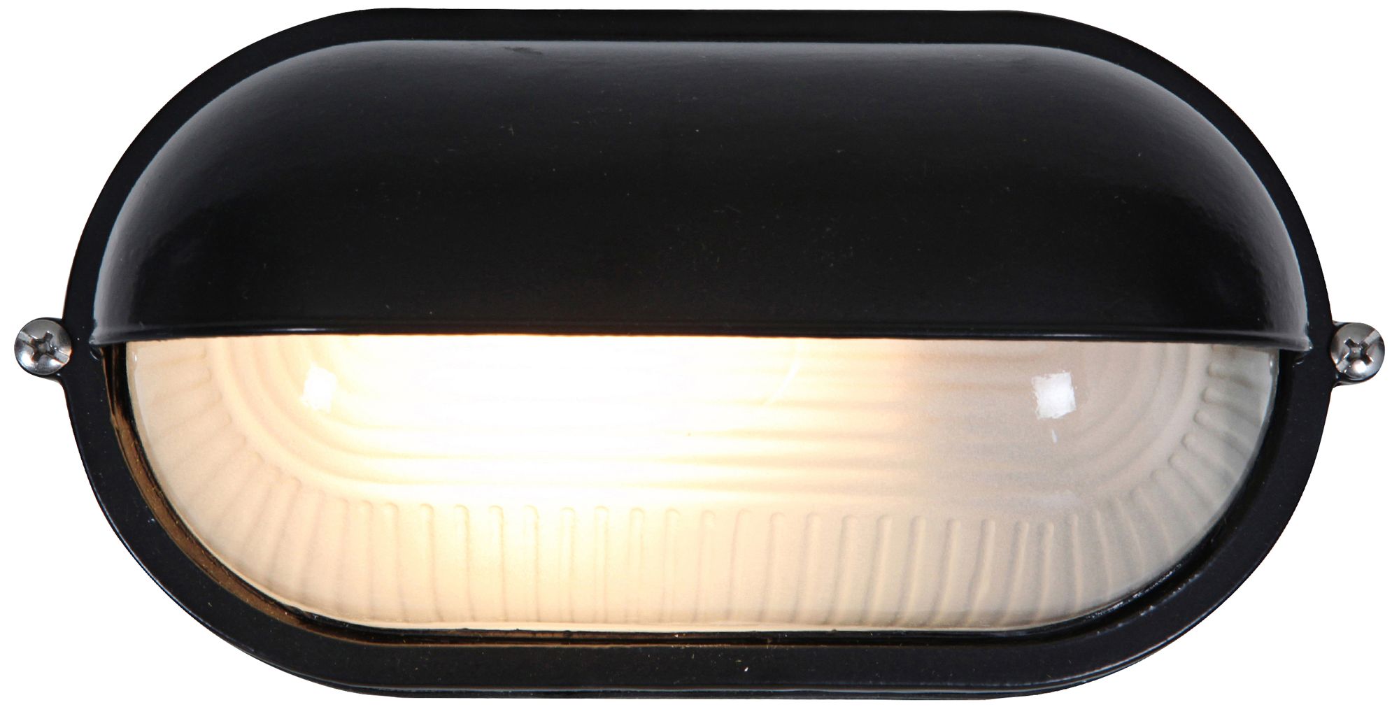 Nauticus 4 1/4" High Shaded Black LED Outdoor Wall Light 12J98